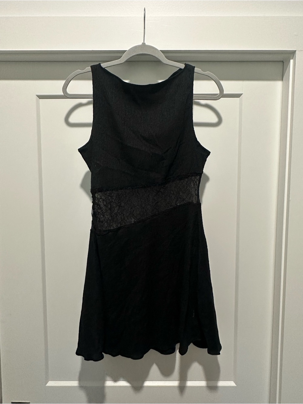 NWT ZARA Black Lace Mini Dress